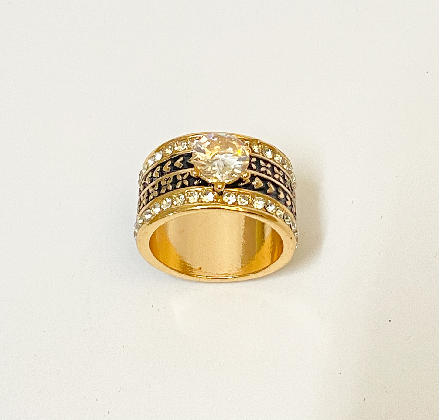 FILIALOFA - Cubic Zirconia Tribal Design Ring