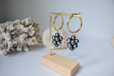 GABRIELLA EARRINGS - Grape Clustered Pearl Earrings