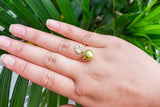 Hibiscus Single Pearl Ring - MULTICOLOUR VARIETY