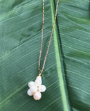 Grace - Natural White Grape Clustered Pearl Set