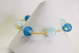 KAIRA - BLUE GEMSTONE GOLDFILLED BRACELET