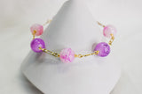 KEHLARA - PURPLE GEMSTONE GOLDFILLED BRACELET