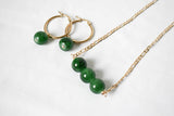 SAGE #2 GEMSTONE HORIZ SET - GOLDFILLED