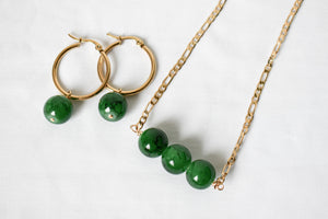 SAGE #2 GEMSTONE HORIZ SET - GOLDFILLED