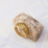 ALOHA-Polynesian Tribal Design Ring