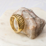 ALOHA-Polynesian Tribal Design Ring