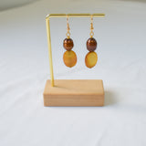 TINA EARRINGS - Natural Brown Freshwater Pearl Earrings