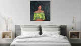 Tiana - Tropical Original Acrylic on Canvas Painting (61cm x 61cm)